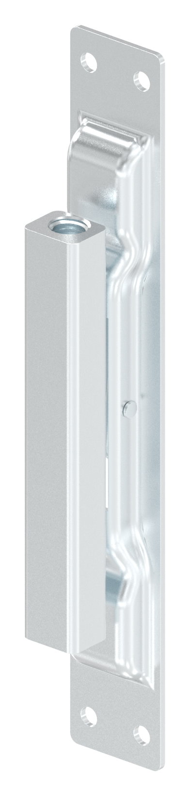 Kantriegel mit Breite 24mm und Gewinde M8, verzinkt