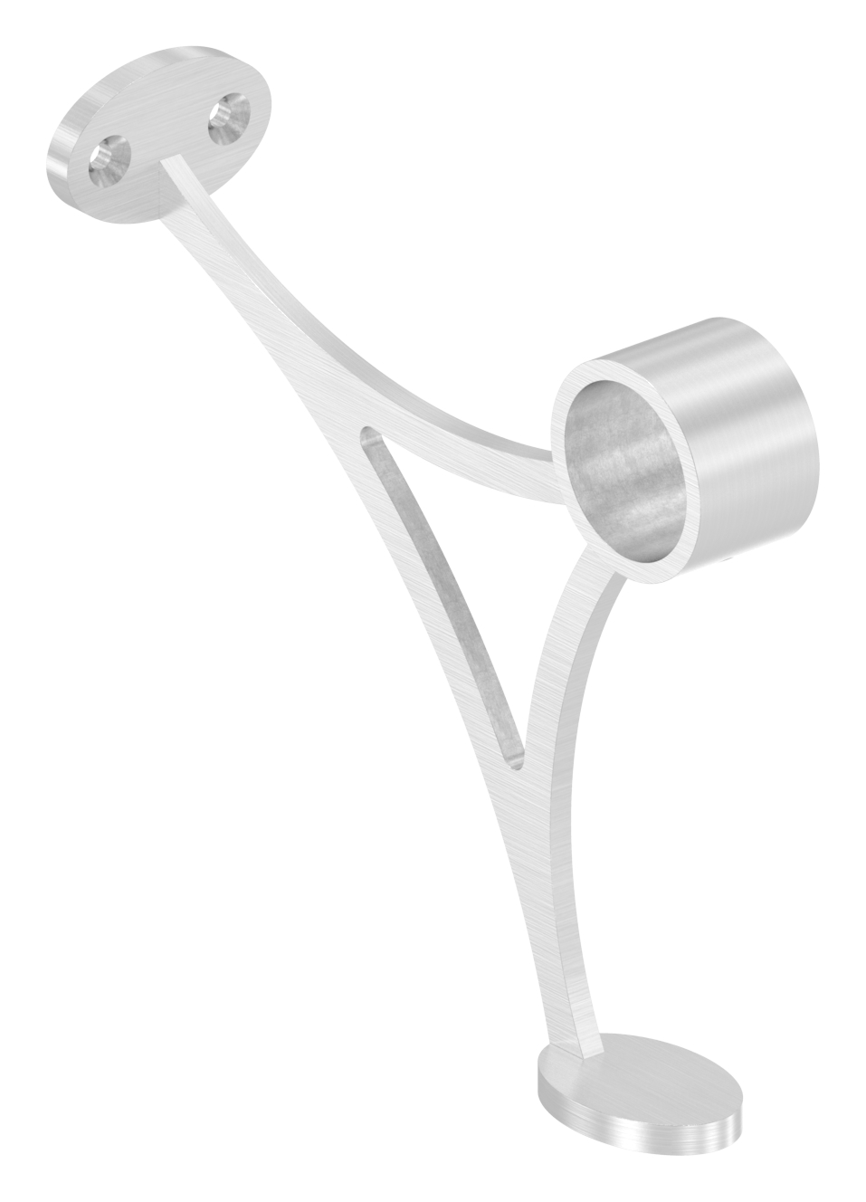 Fußlaufstütze, für Rohr 33,7mm, V2A Fußlaufstütze, für Rohr 33,7mm, V2A