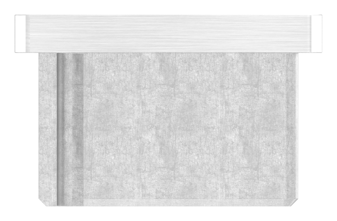 Einsteckkappe, für Rohr 60x40x3,0mm mit M8 Gewinde, V2A