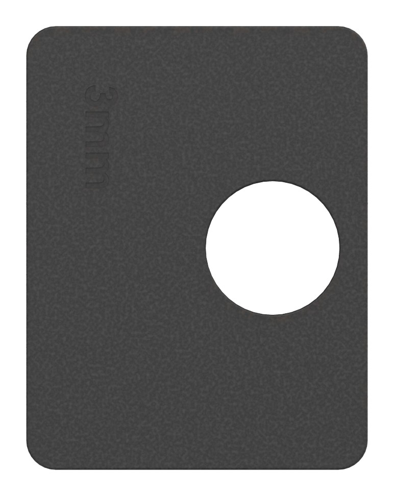 Gummi für Mod. 24, Blech 3mm Gummi für Mod. 24, Blech 3mm