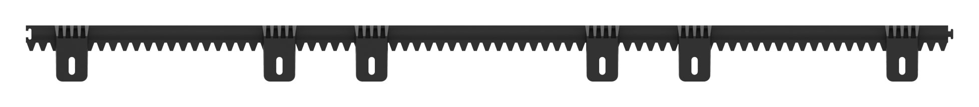 Zahnstange 28 x 20mm, aus verstärktem Nylon mit Stahlkern, Länge 1m, ohne Befestigungsmaterial