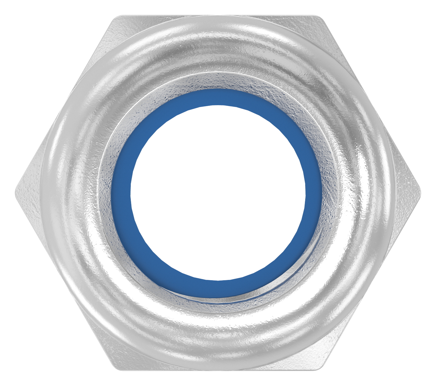 Sechskantmutter M8, selbstsichernd, DIN 985, V2A