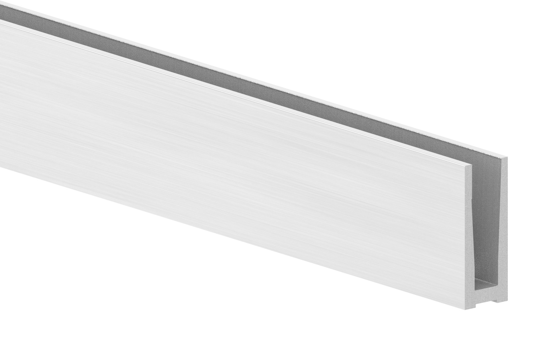 Alu-Profil ELEGANZA STRONG aufgesetzte Montage, L: 3000mm Alu-Profil ELEGANZA STRONG aufgesetzte Montage, L: 3000mm