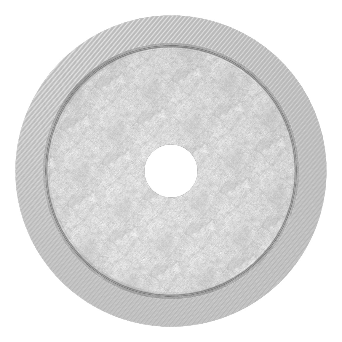 Unterteil für 62mm Glaspunkthalter, t: 30mm, V2A