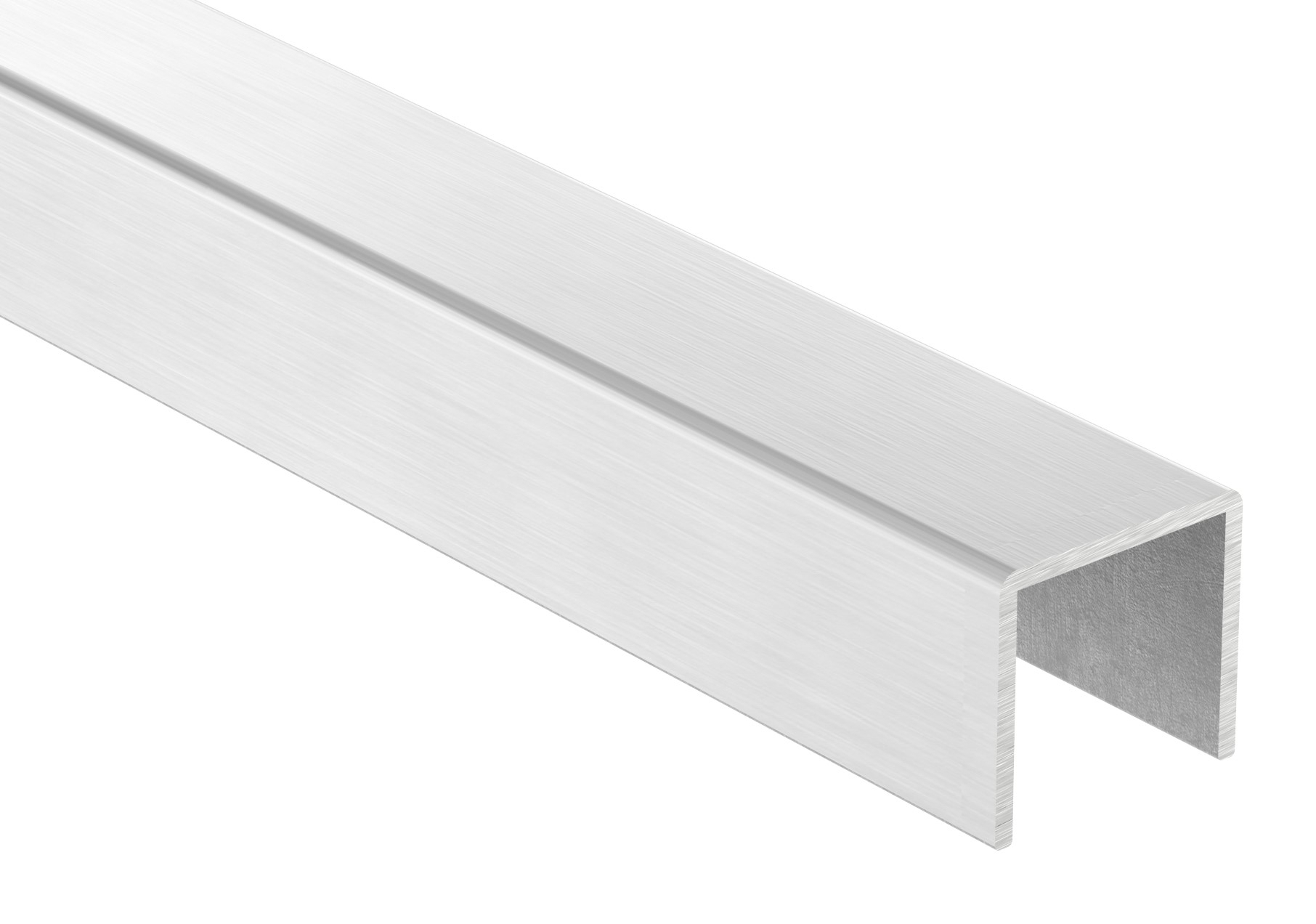 Edelstahl-U-Profil, 28x26x2mm, L: 6000mm, V4A