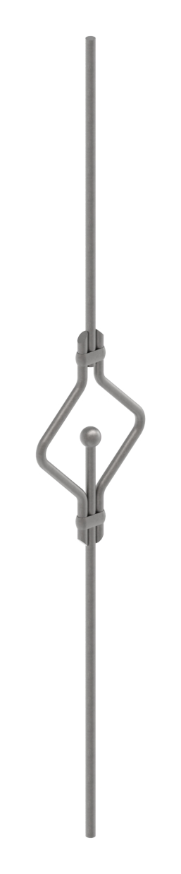 Designstab Ø 12mm, doppelt, H: 1000mm, S235