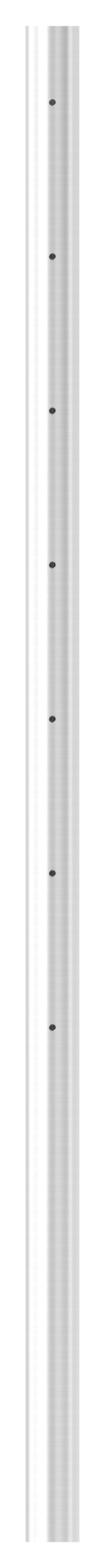 Edelstahlpfosten aus Rohr 42,4mmx2,0mm, V2A