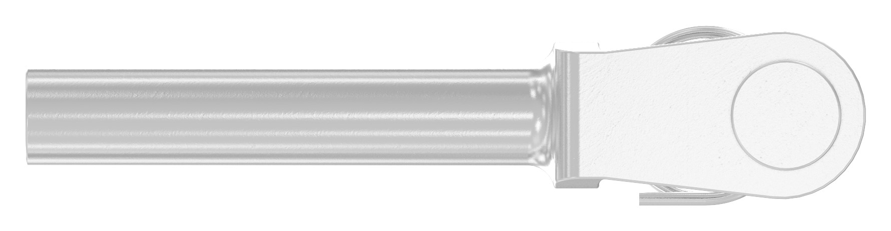 Gabelterminal mit Innengew. M5 links, V4A