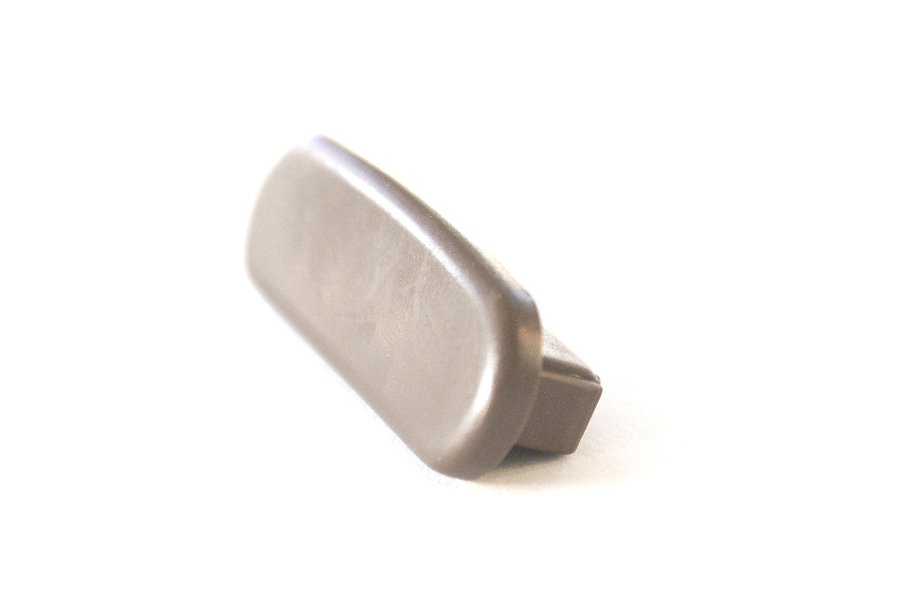 Endkappe für Kunststoffhandlauf für 40x8mm, graubraun