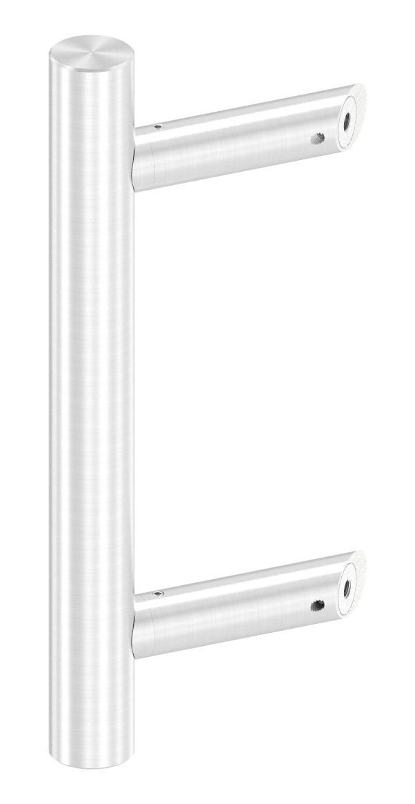 Stoßgriff inkl. Halter mit 45° Schräge 45° mit L: 300mm, V2A Stoßgriff inkl. Halter mit 45° Schräge 45° mit L: 300mm, V2A
