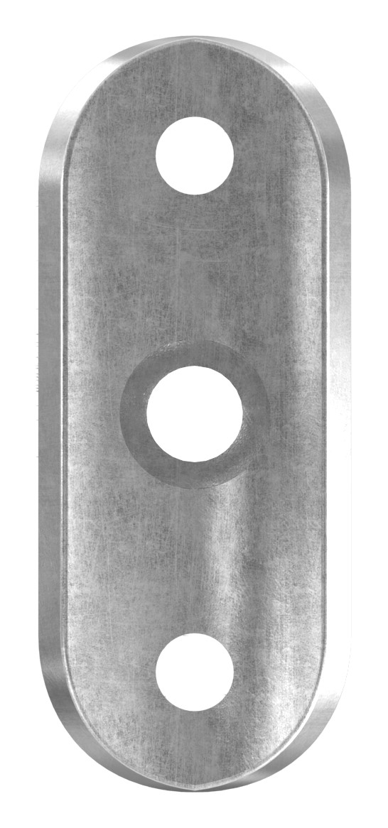 Handlaufanschlussplatte S235JR, Rohranschluss Ø 42,4 - 48,3mm