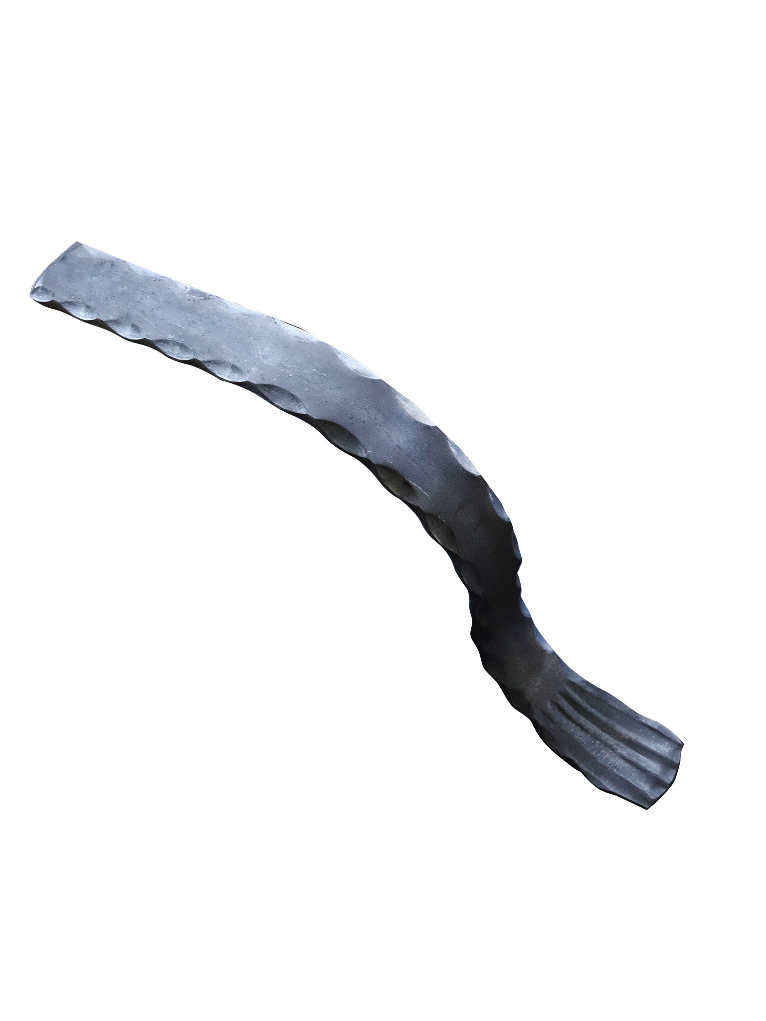 Handlaufanfänger S235JR, 40x8mm, geschwungen