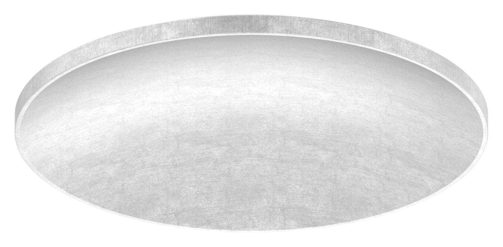 Gewölbte Schale Ø 48,3x2,0mm, H: 8mm, V4A