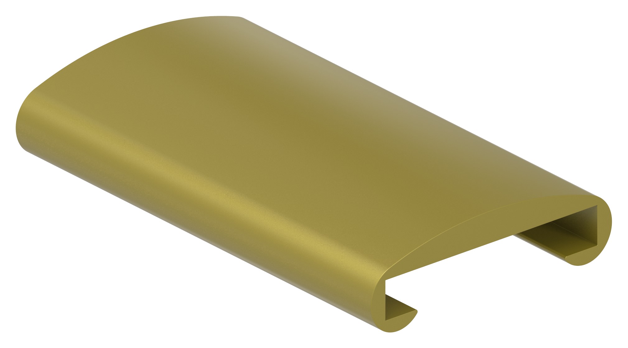 Kunststoffhandlauf 50x8mm, Gold