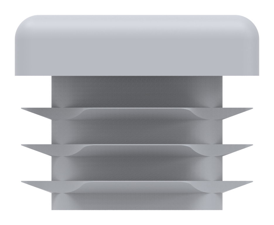Kunststoffkappe für Quadratrohr 20x20mm