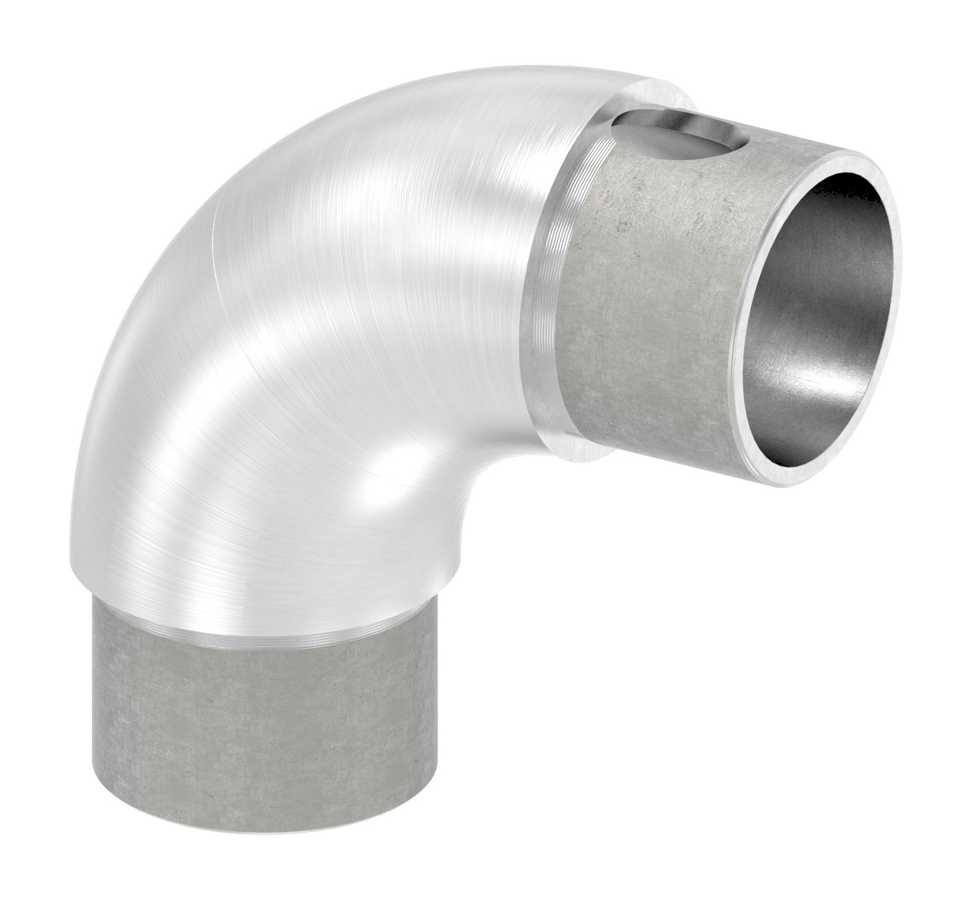 Rohrbogen 90°, verstellbar, für Rohr 42,4x2,5mm, V2A