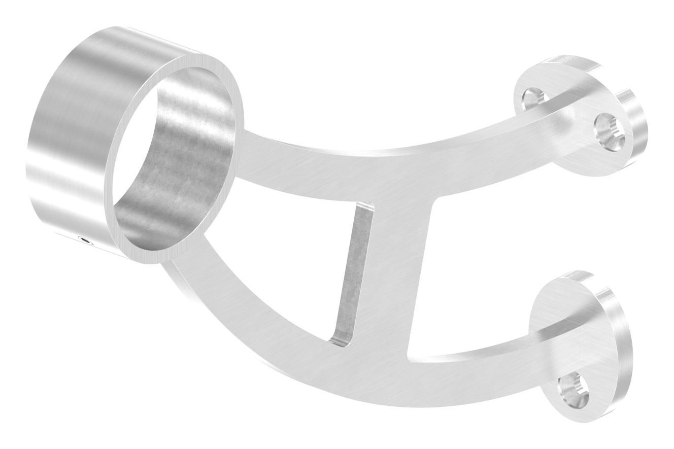 Fußlauf- / Handlaufstütze, für Rohr 48,3mm, V2A Fußlauf- / Handlaufstütze, für Rohr 48,3mm, V2A
