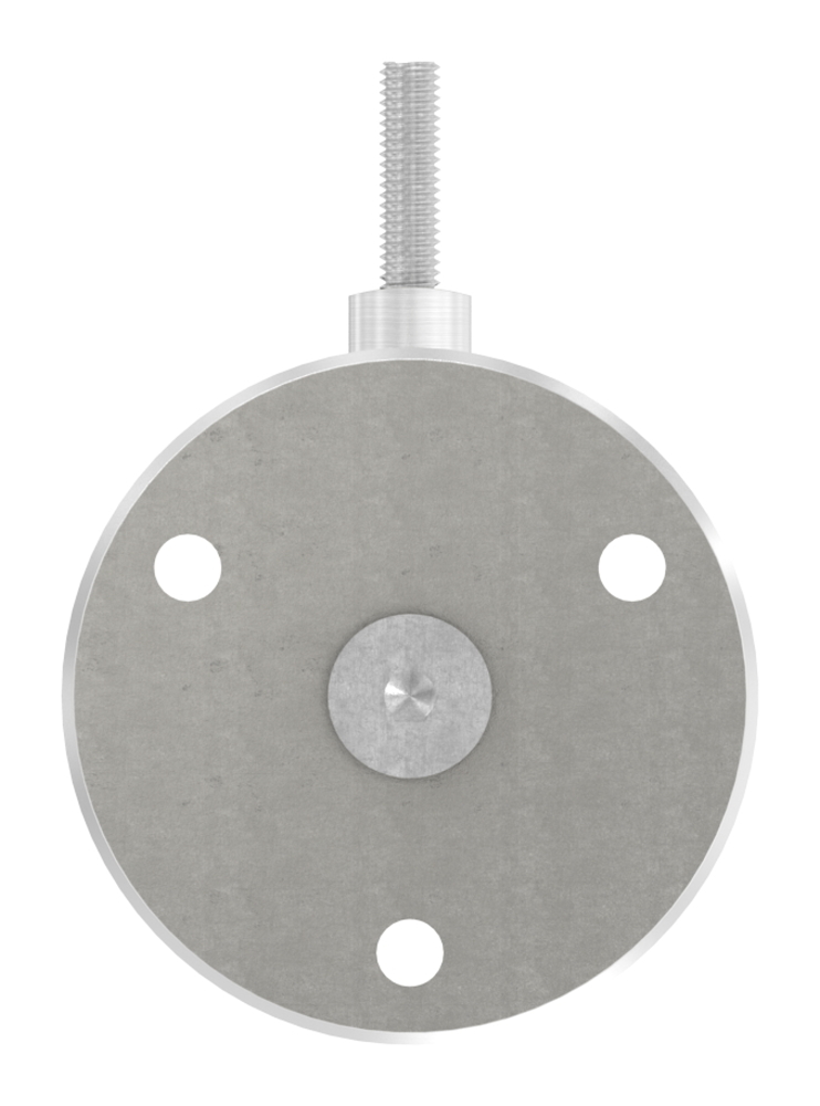 Handlaufhalter zum Anschrauben, Linsenkopfschraube (Ronde und Bügel verschraubt), V2A