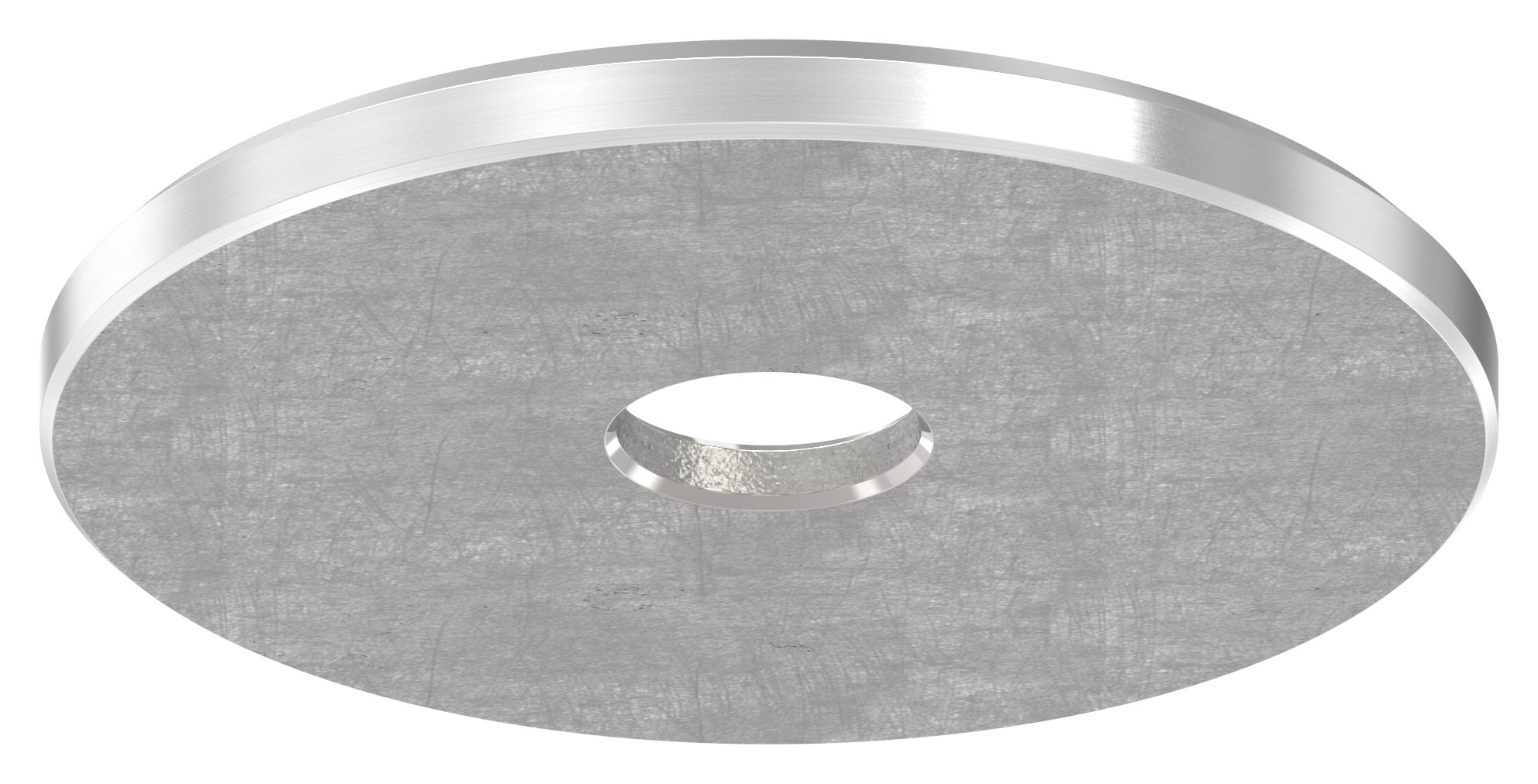 Adapterplatte Ø 60mm für Rohr 42,4mm, V2A