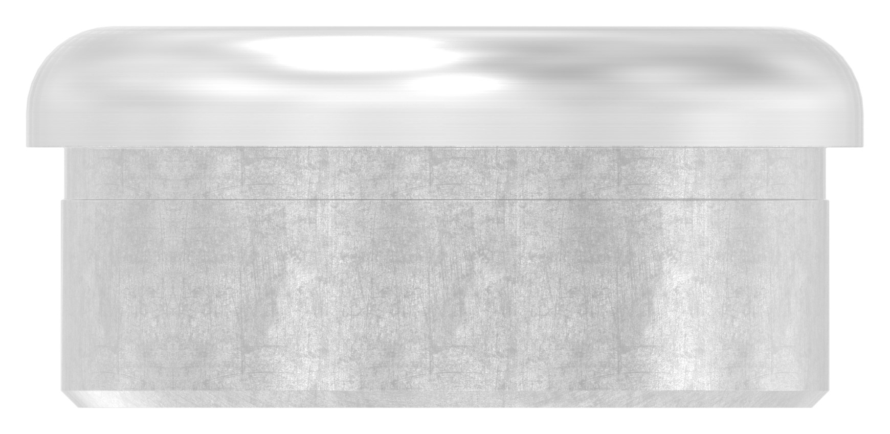 Rohrabschlussstopfen, für Rohr 48,3x2,0mm, V2A