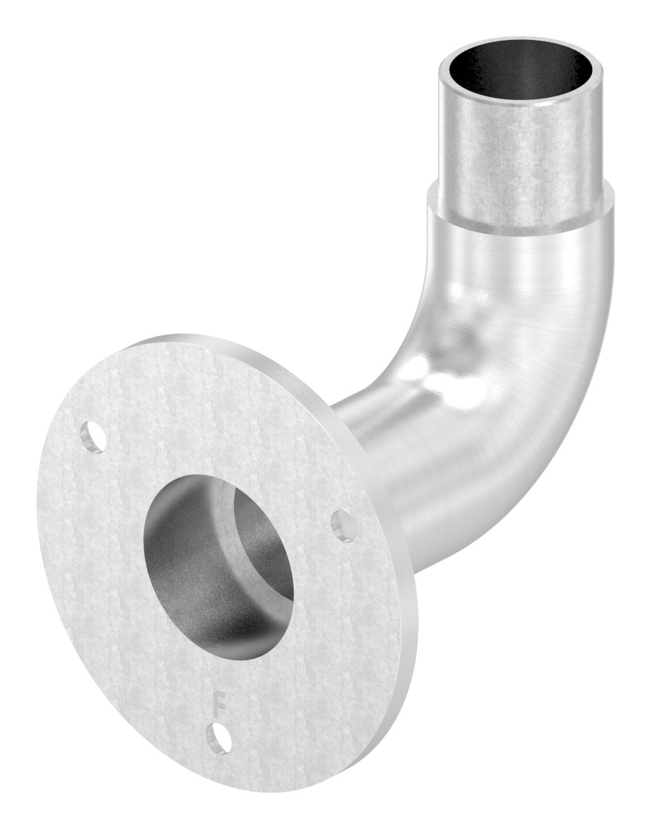 Wandhalter 90° für Rohr 33,7x2,0mm, V2A