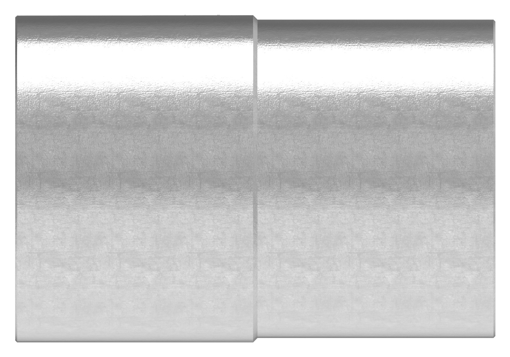 Verbindungsstück von 48,3x2,5mm auf 48,3x2,0mm, V2A