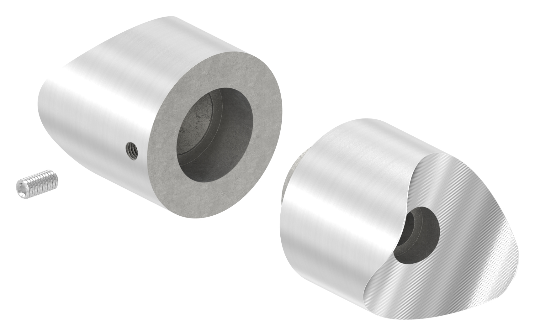 Rohrverbindungsstück von 42,4 / 42,4mm, V2A