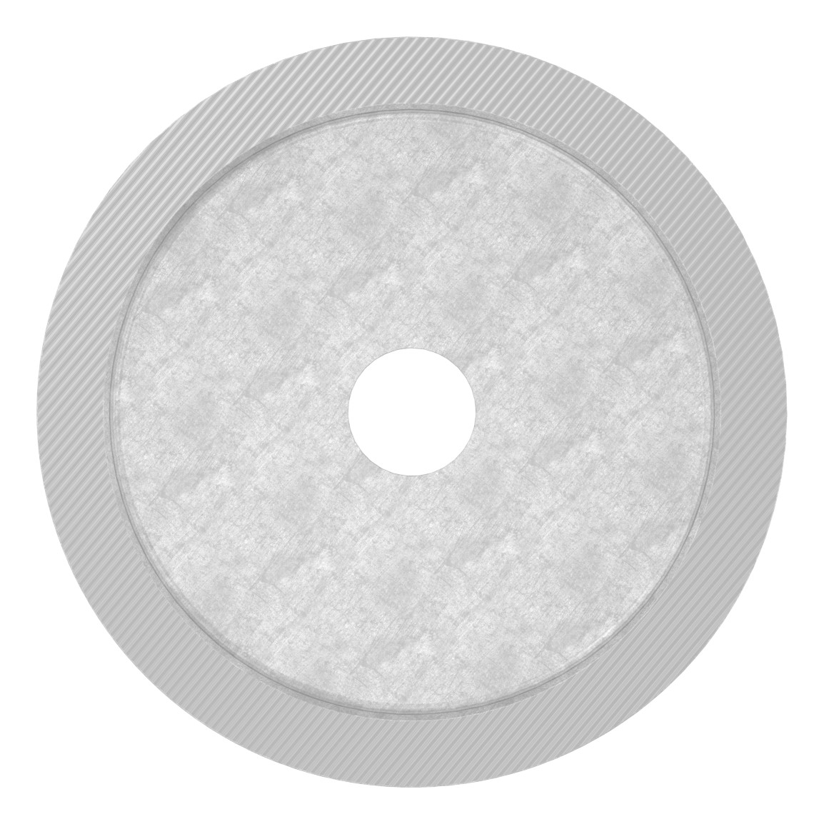 Unterteil für 62mm Glaspunkthalter, t: 10mm, V2A