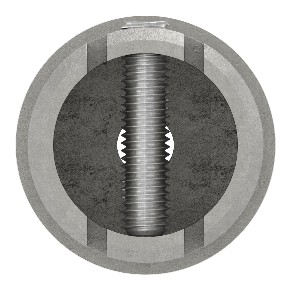 Anschlussstück 90°, Anschluss oben: 48,3mm, V2A