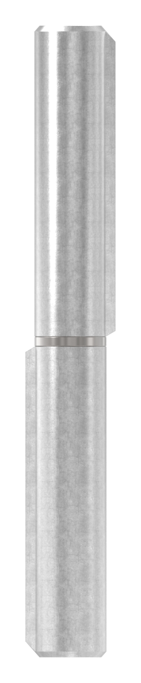 Anschweißband, L: 140mm, mit festem Stift, V2A