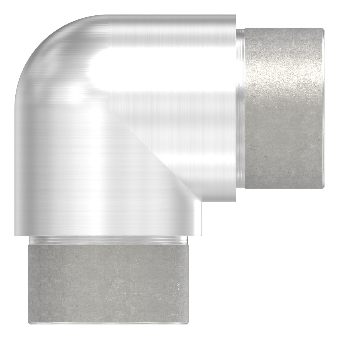 Rohrbogen 90° eng, für Rohr 42,4x3mm, V2A