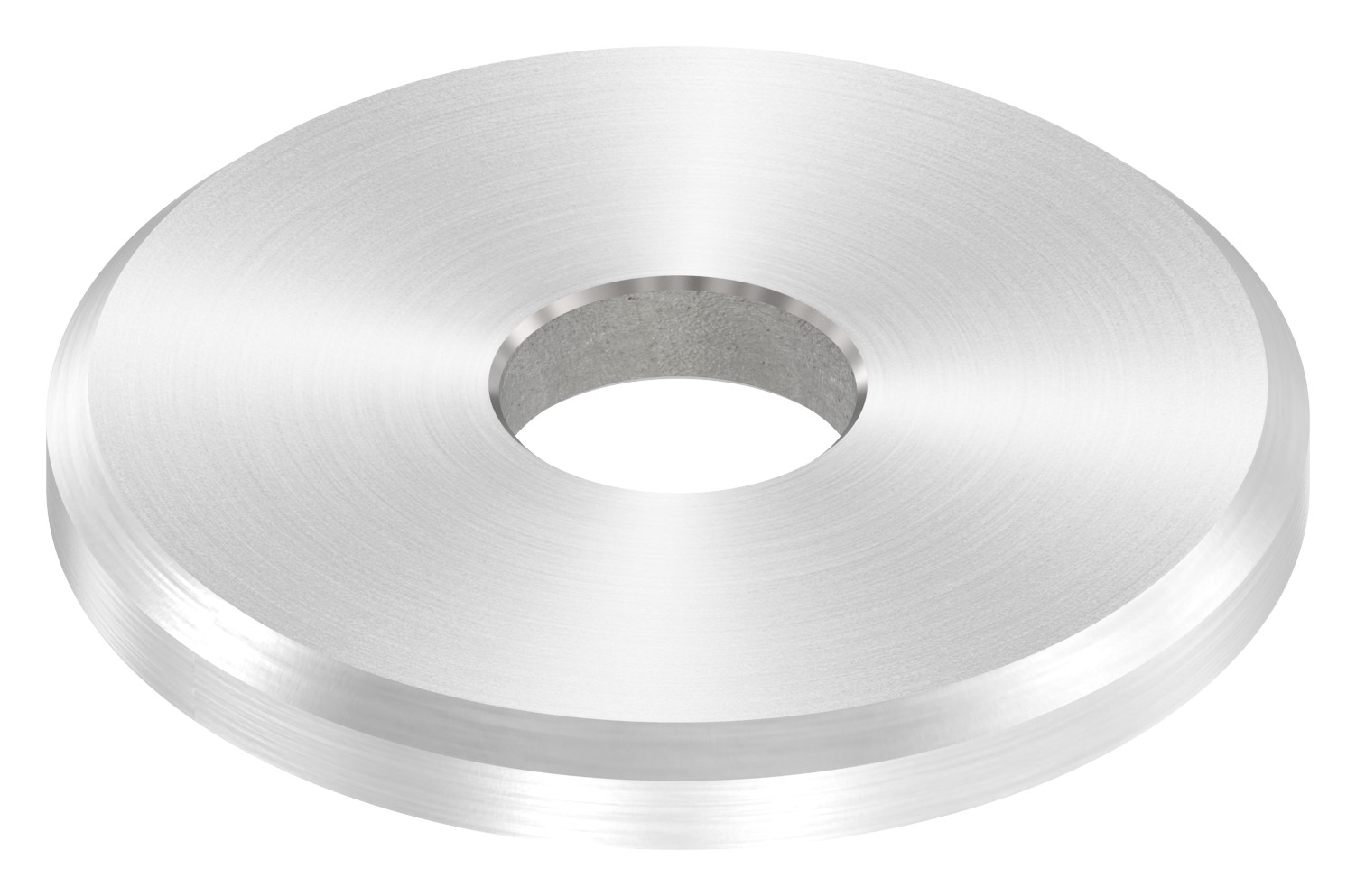Beilagscheibe 30x3mm mit Fase, Bohrung 8,5mm, V2A