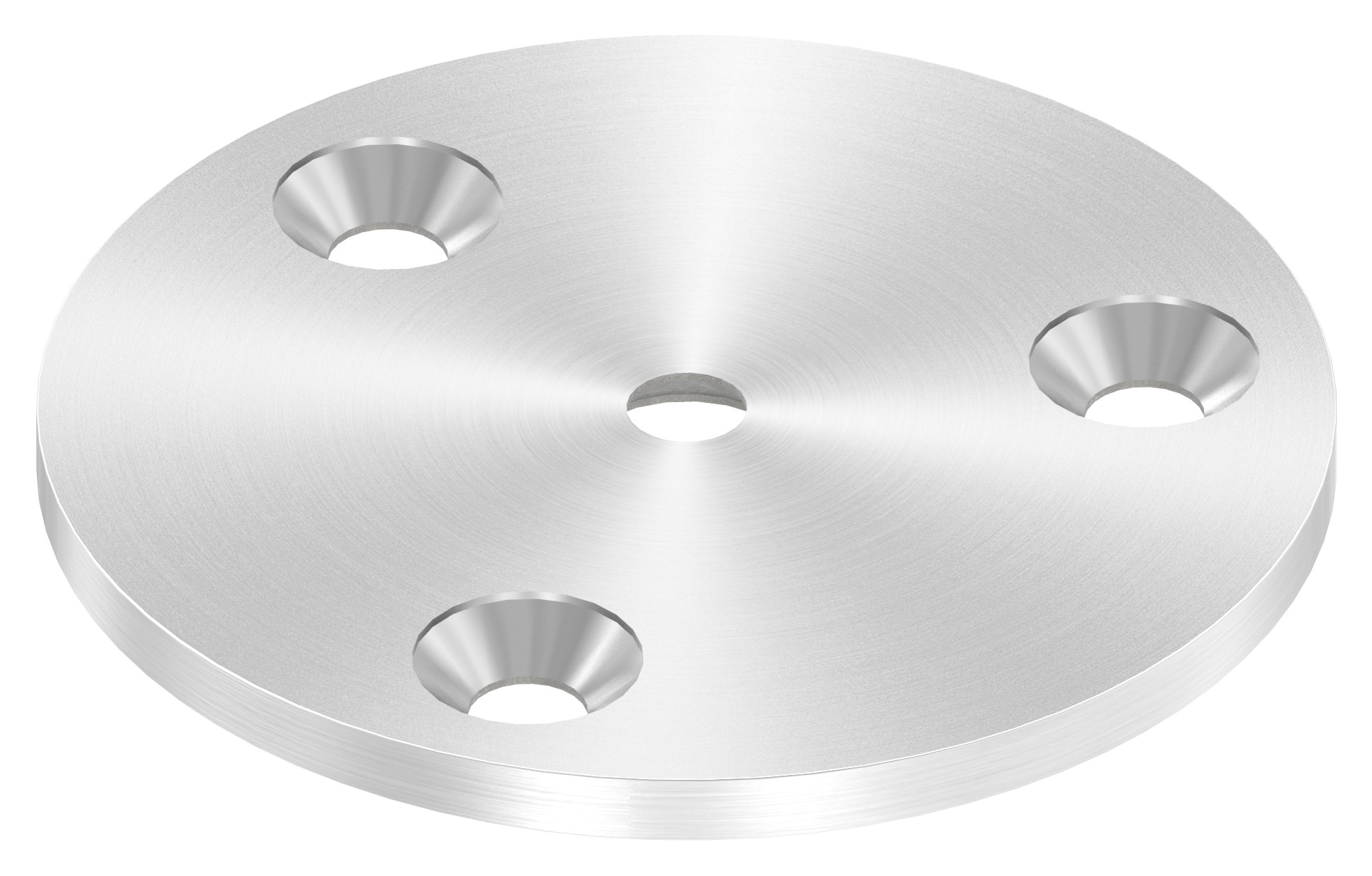Ronde, Ø 70x4mm, mit Rundschliff, V2A