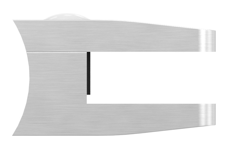 Glasklemme Mod. 34, Anschluss: 60,3mm, V4A Glasklemme Mod. 34, Anschluss: 60,3mm, V4A