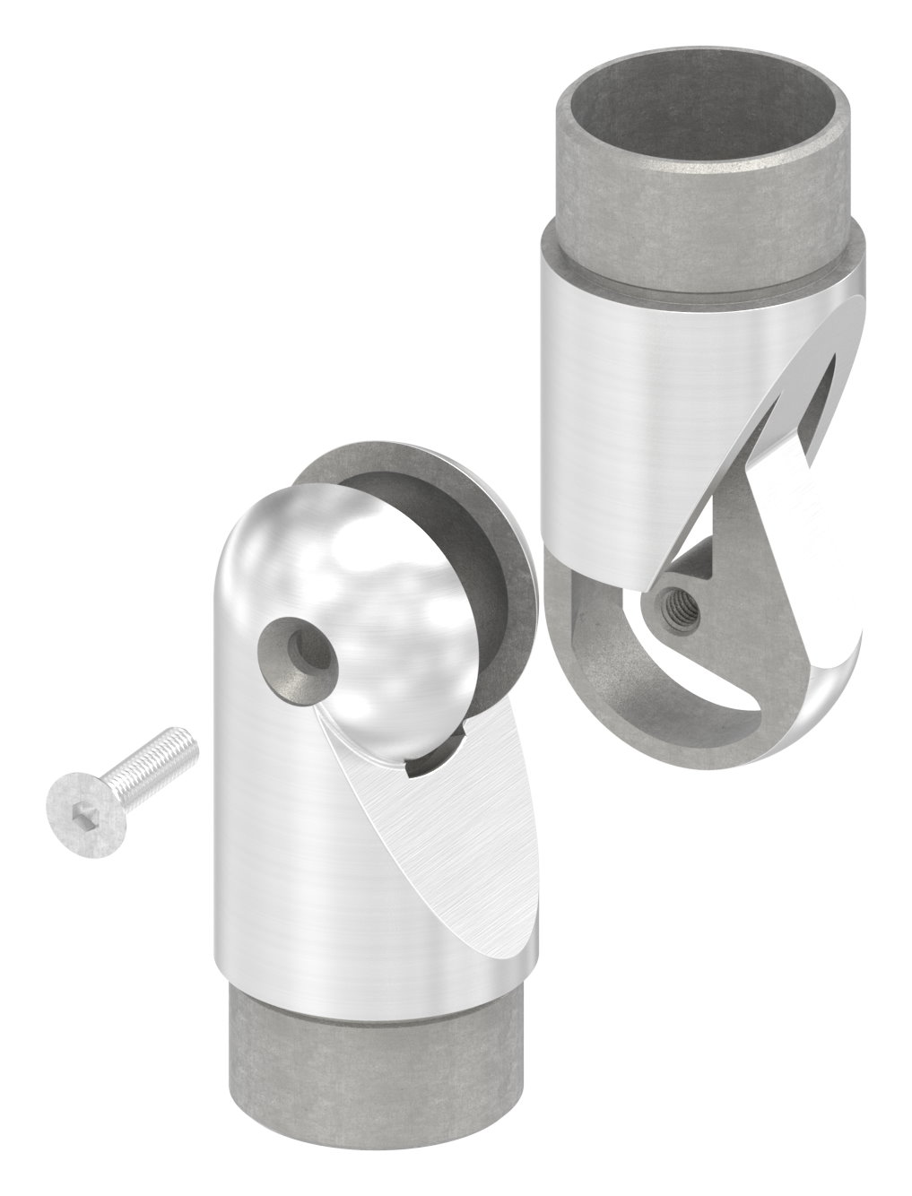 Gelenkstück, für Rohr 42,4 x 2,0mm, V2A