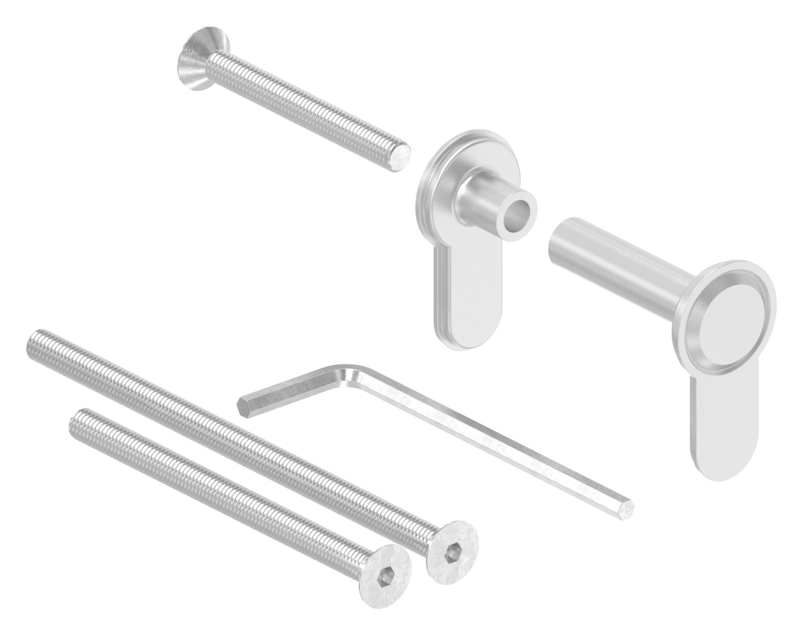 Blindzylinder variabel für Türstärken 45 - 125mm bzw. 33 - 45mm