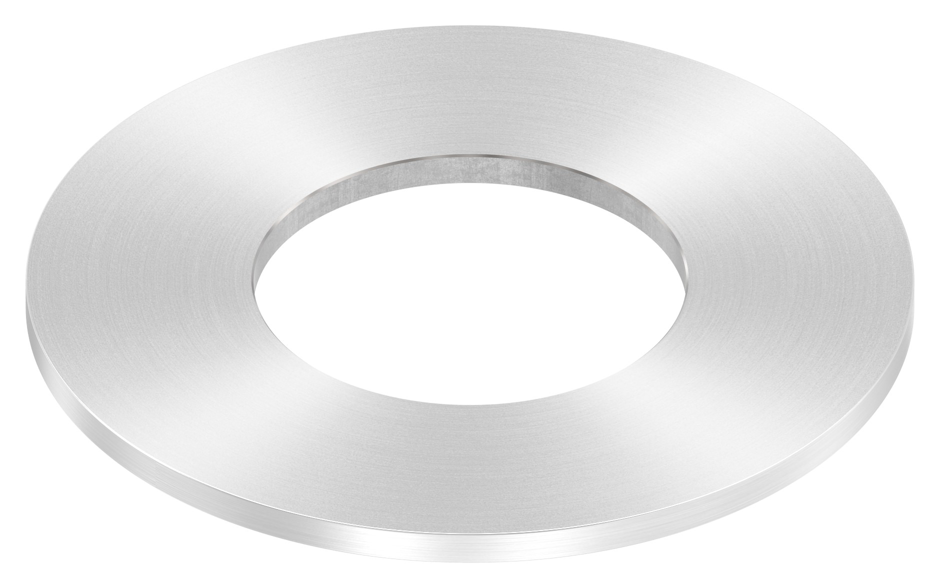 Ankerplatte Ø 100x4mm, mit Rundschliff, V2A