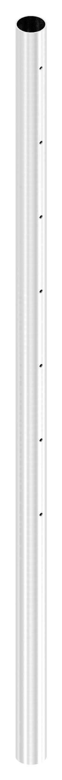 Edelstahlpfosten aus Rohr 42,4mmx2,0mm, V2A