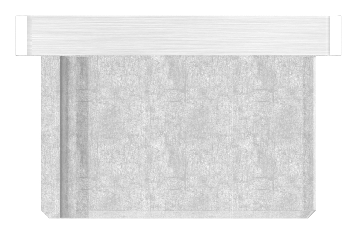 Einsteckkappe, für Rohr 50x40x3,0mm, V2A