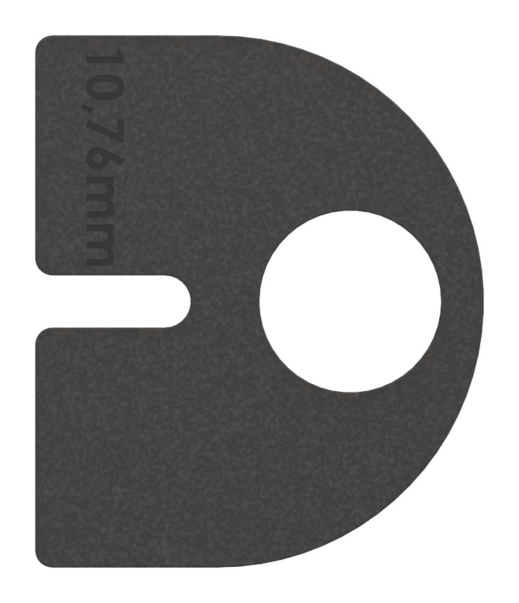 Gummi für Mod. 30, VSG-Glas 10,76mm
