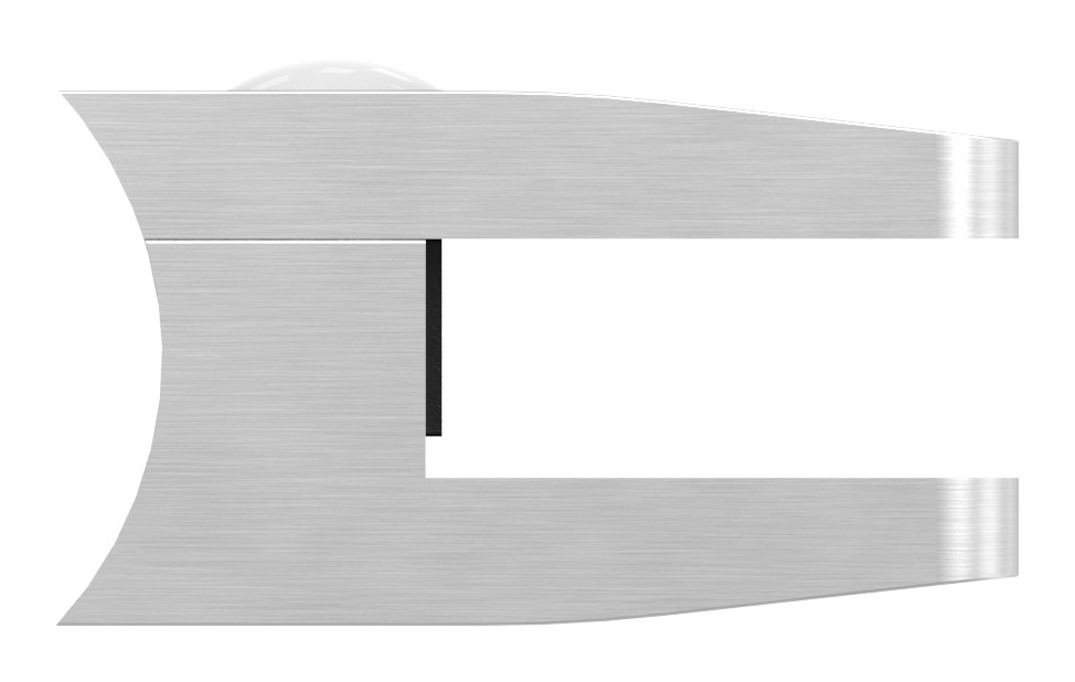 Glasklemme Mod. 34, Anschluss: 48,3mm, V2A Glasklemme Mod. 34, Anschluss: 48,3mm, V2A