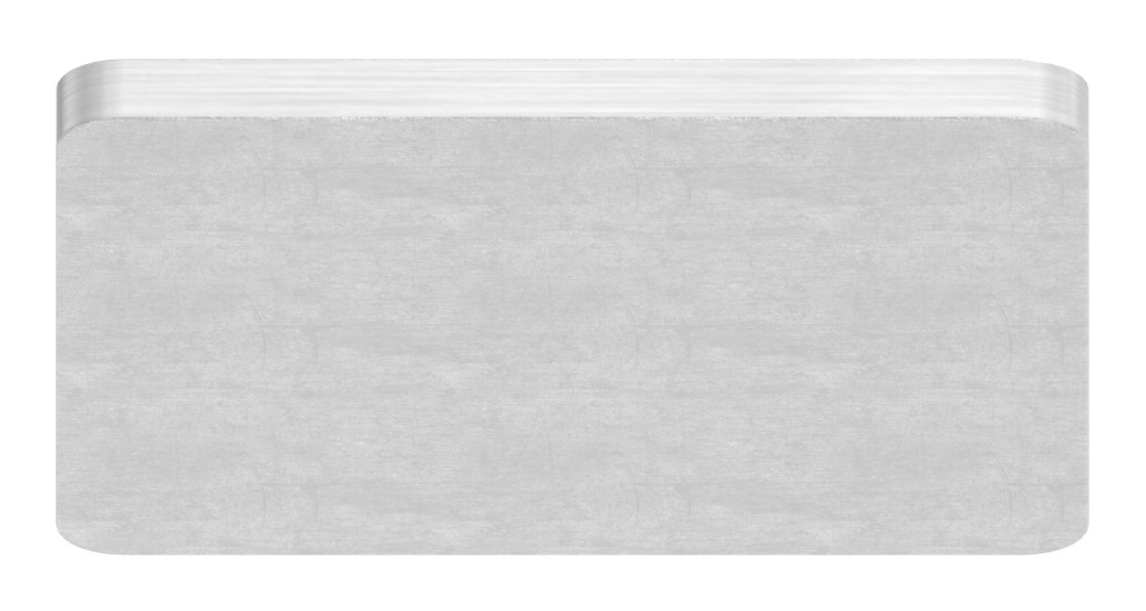 Platte zum Aufschweißen für Rohr 30x30, V2A