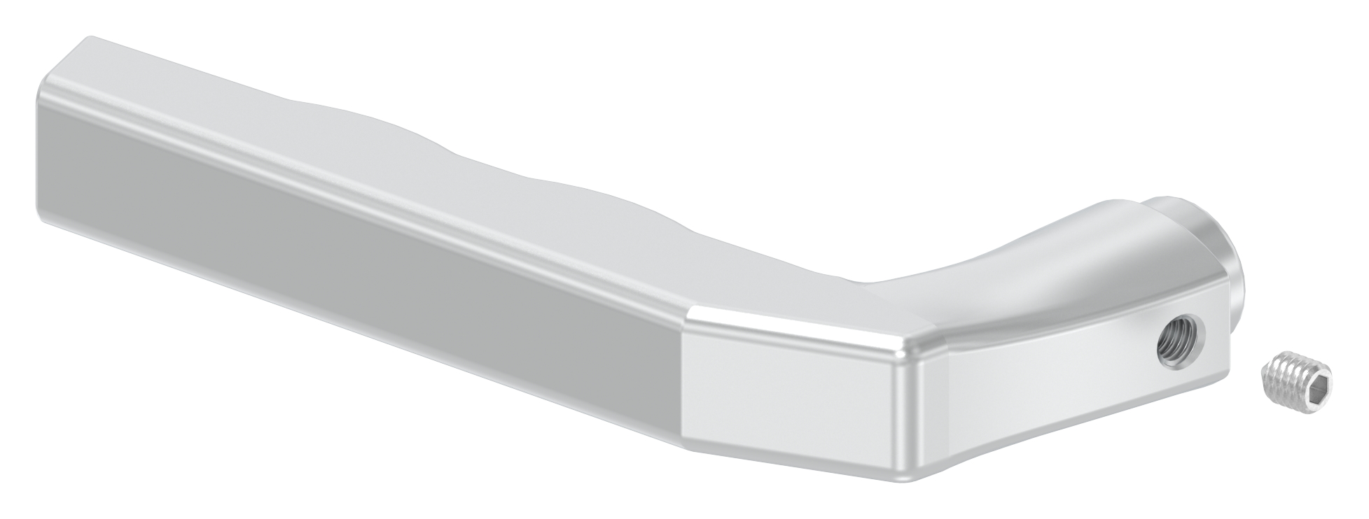 Türdrücker einzeln, Aluminium