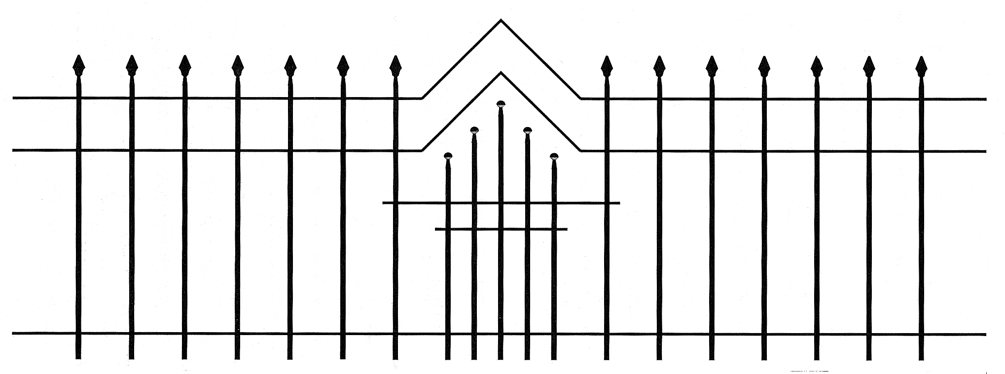 Zaunfeld, 700x2200mm