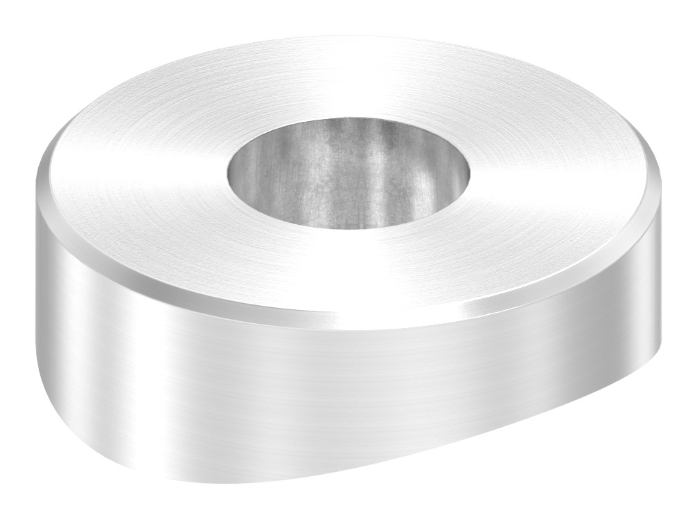 Ausgleichsstück (ohne Senkung) für Rohr 48,3mm, Ø 22mm, V2A