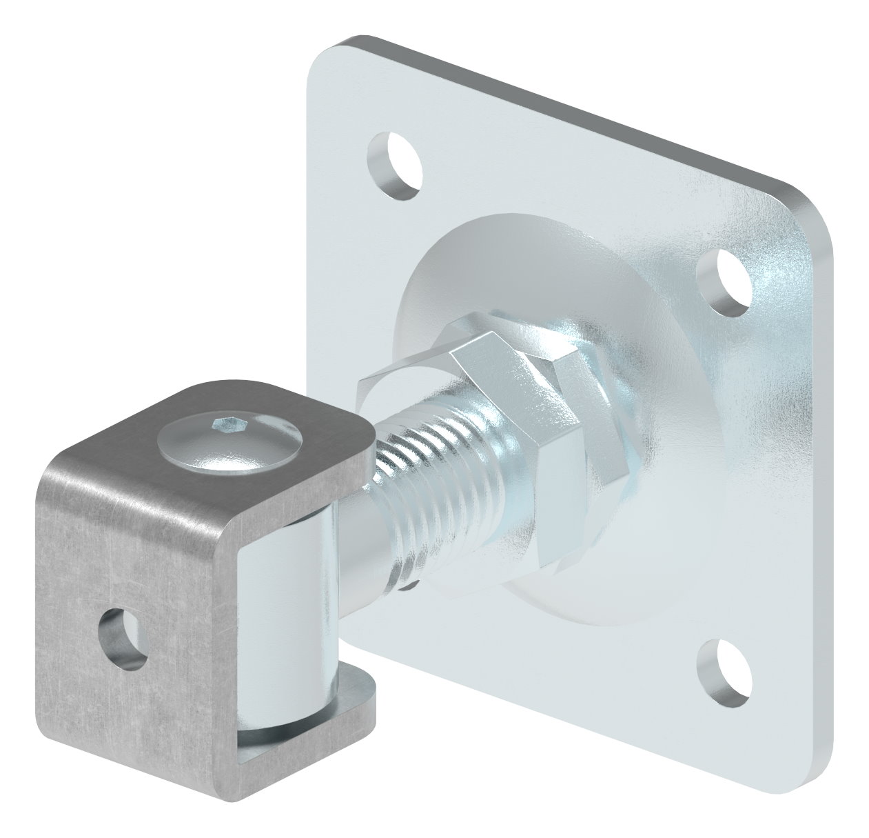 Torband M24 mit verstellbarer Platte, galvanisch verzinkt