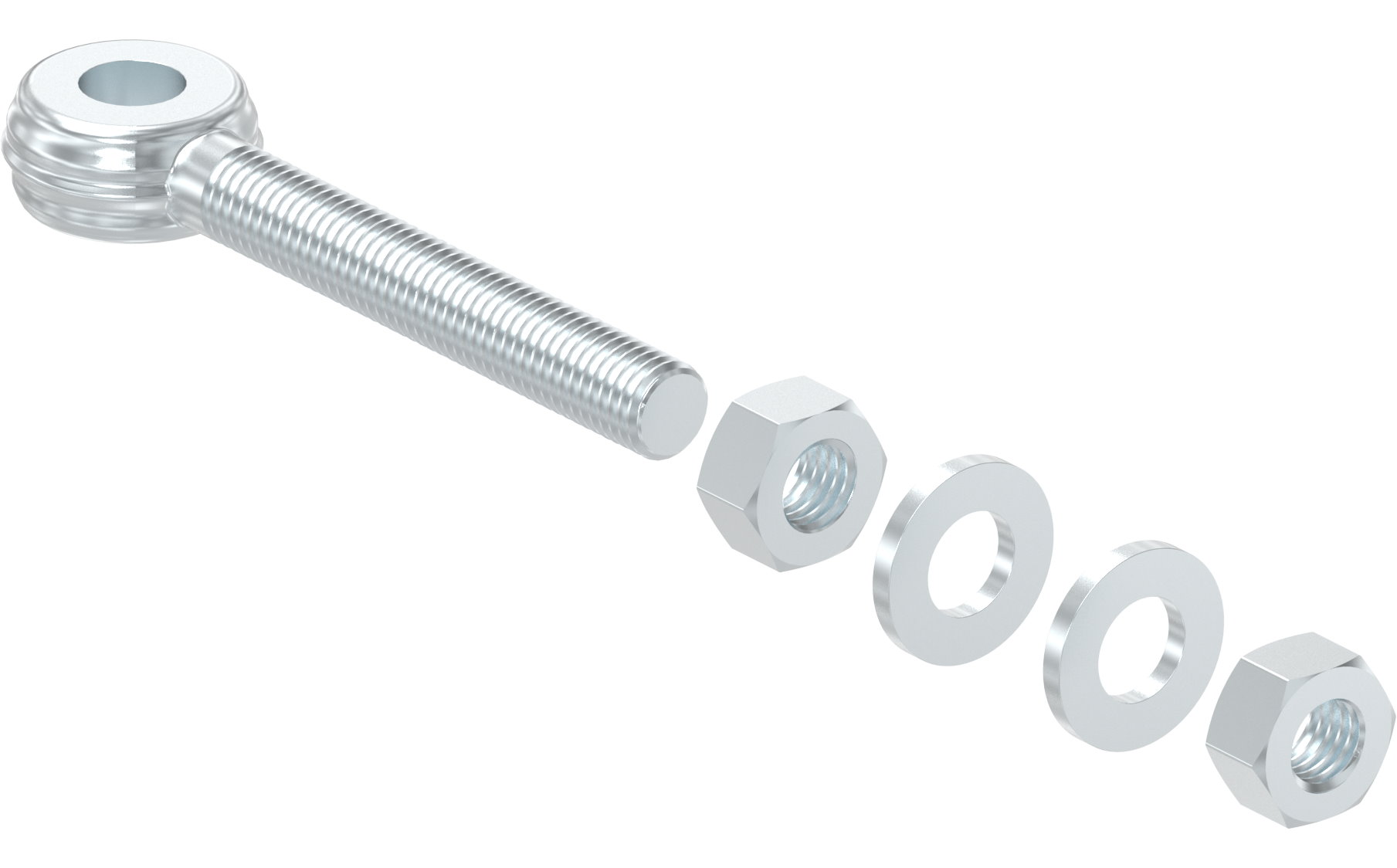 Augenschraube von Torband 121-M12, galvanisch verzinkt