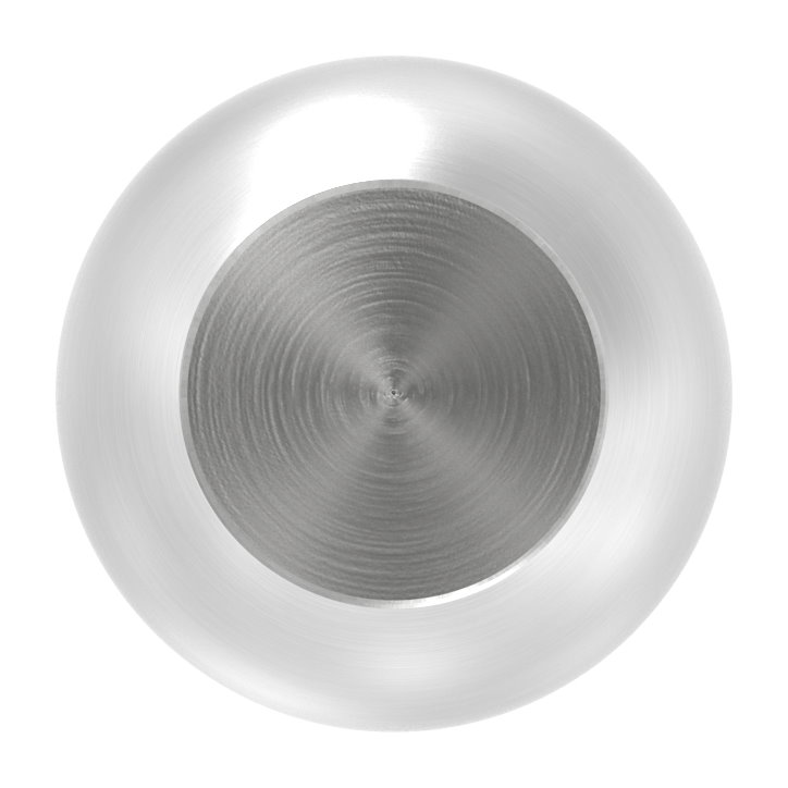 Vollkugel Ø 20mm mit Sackloch 12,2mm, V4A