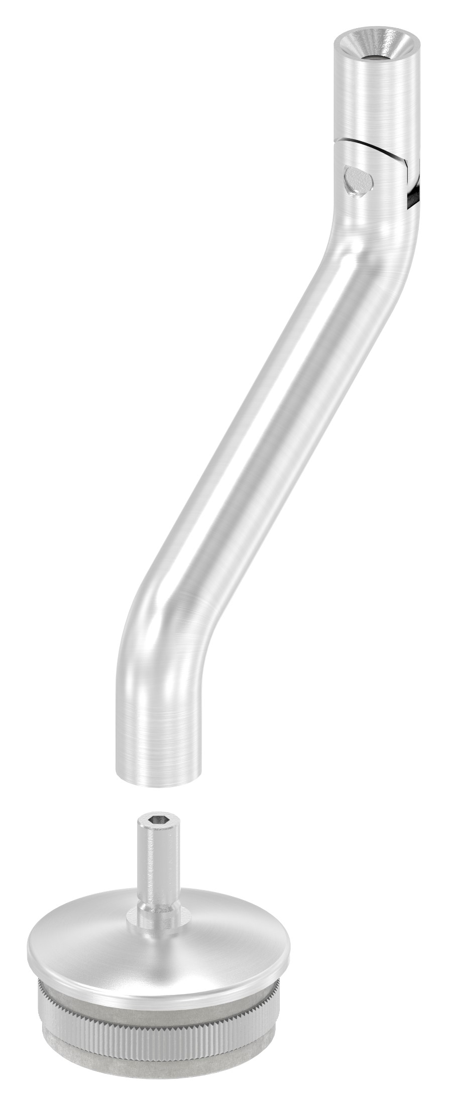 Bügel Ø 14mm, 2x 30° gebogen, V2A