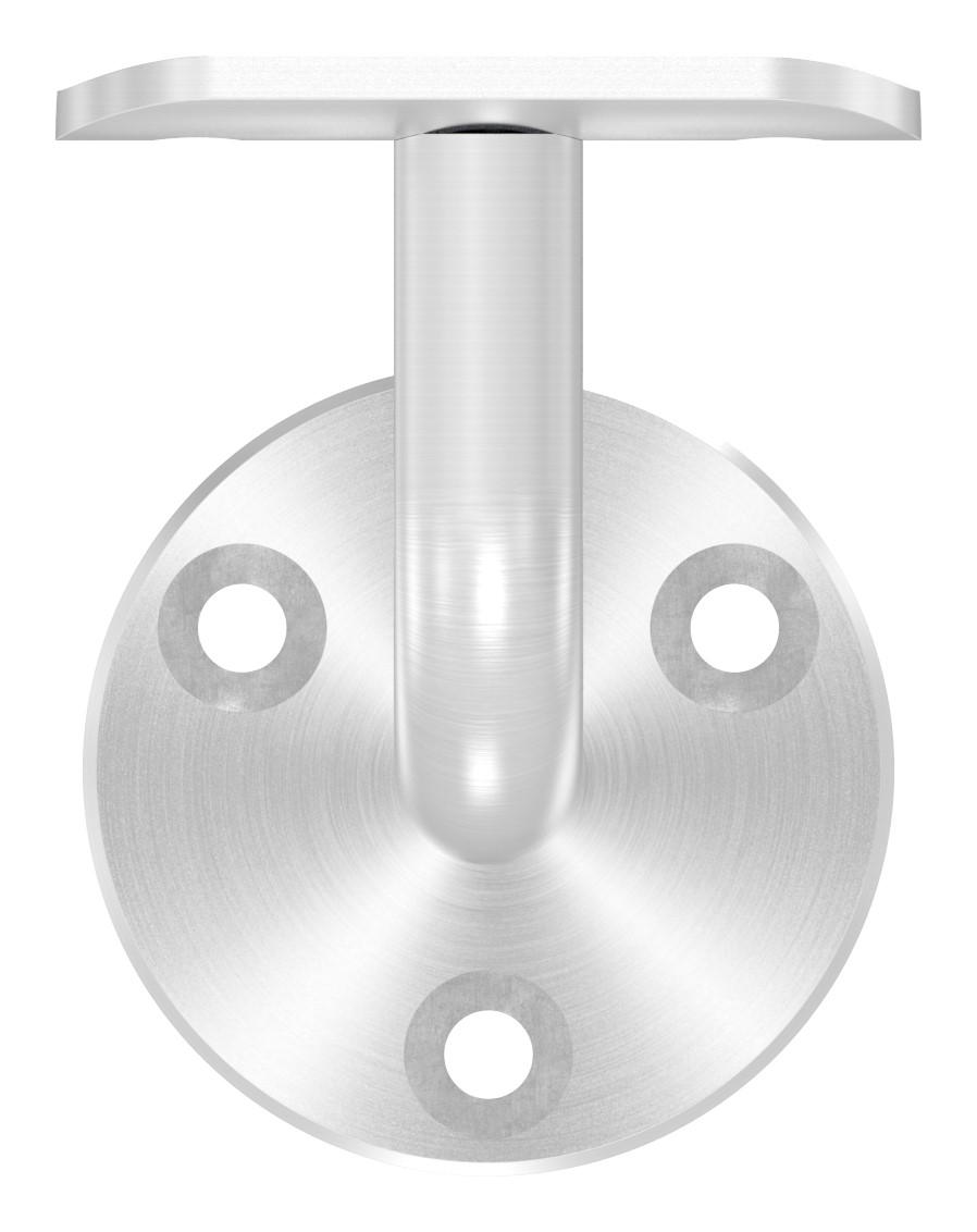 Handlaufhalter ohne Kabeldurchführung für LED Handläufe, Vollmaterial, V2A